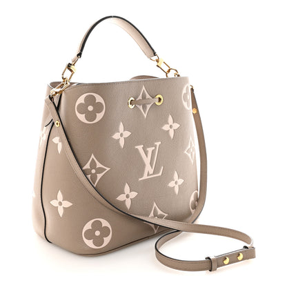 Louis Vuitton Empreinte Monogram Giant Neonoe MM Tourterelle Creme 4 of 11