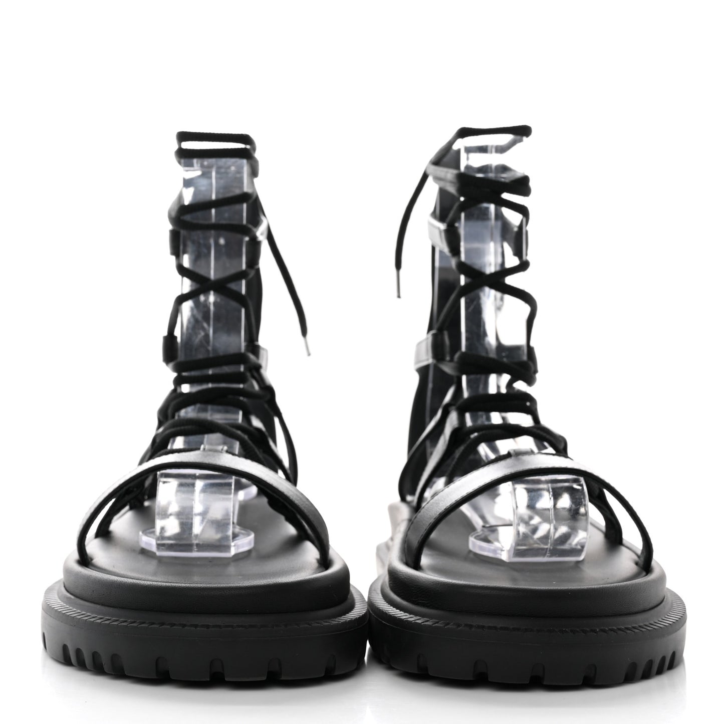 Calfskin Abbesse Sandal 37 Black