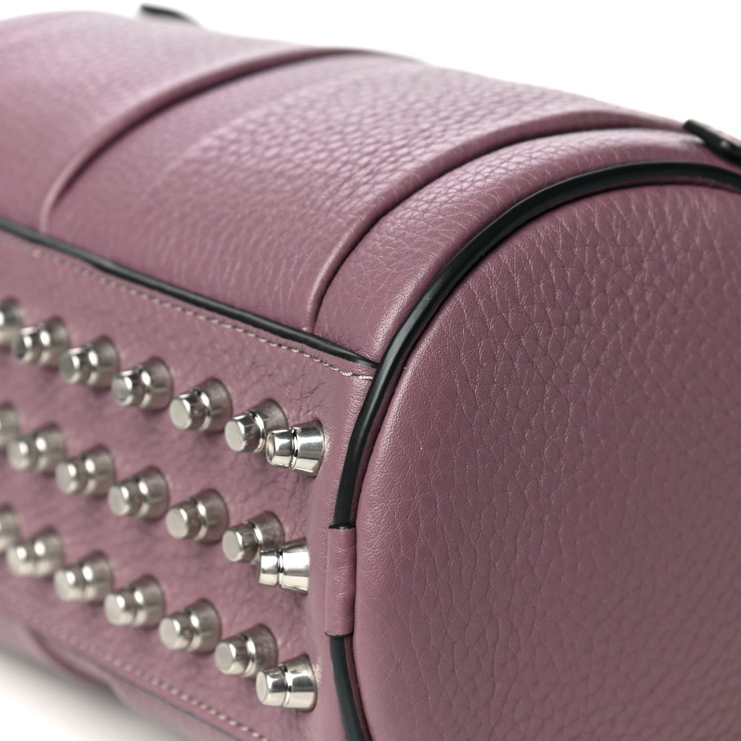 Pebbled Lambskin Mini Rockie Mauve Rhodium Hardware