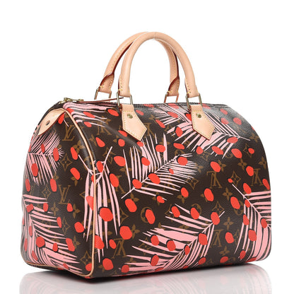 Louis Vuitton Monogram Jungle Dots Speedy 30 Sugar Pink Poppy 3 of 9