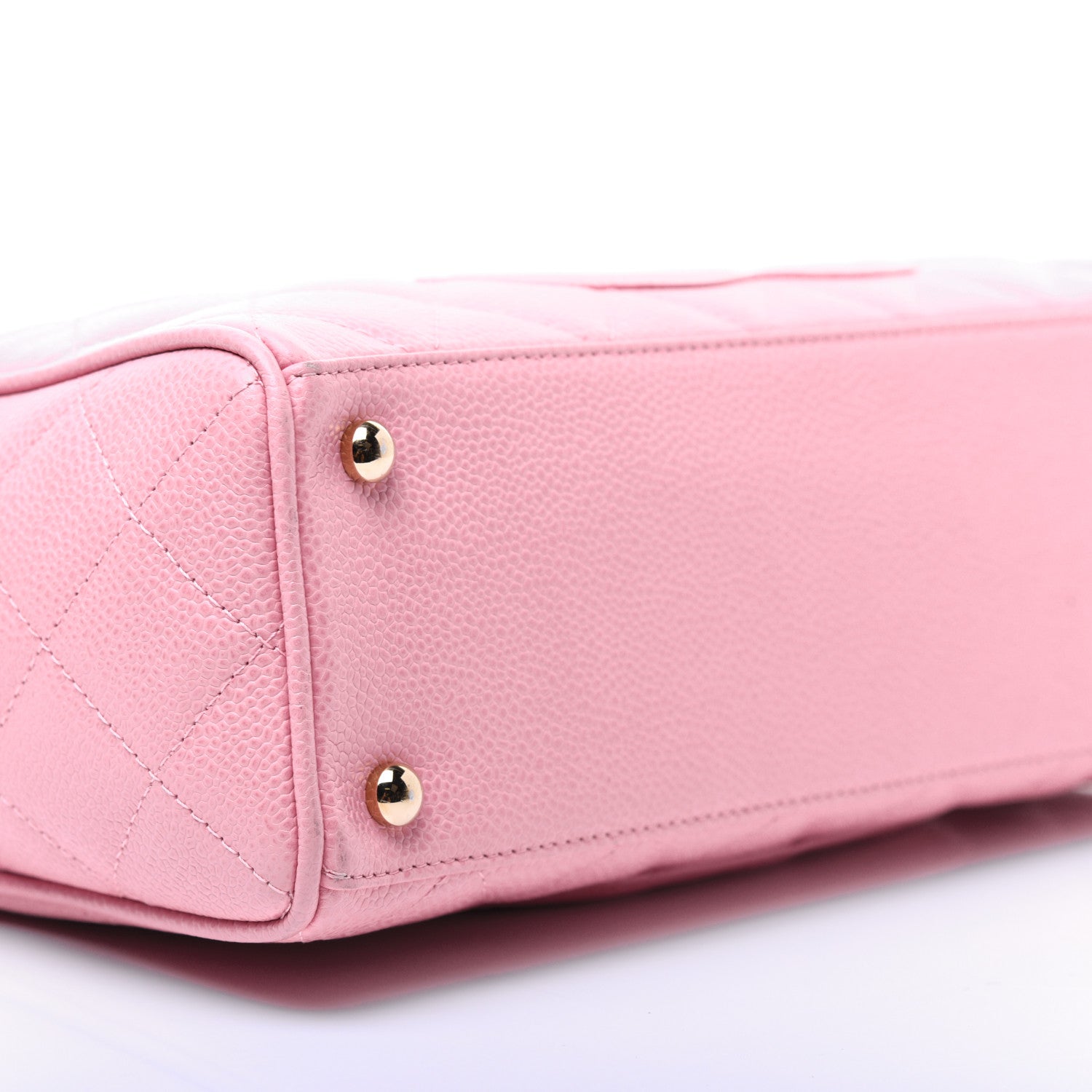 Chanel Caviar Quilted Small Bowler Pink 6 of 22