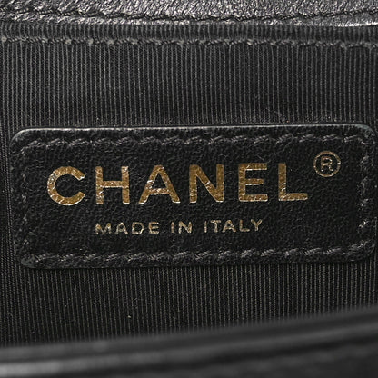 Chanel Lambskin Quilted Small Boy Flap Black 6 of 10