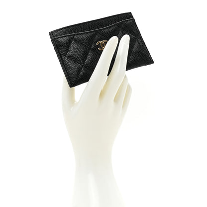 Chanel Caviar Quilted Card Holder Black 2 of 11