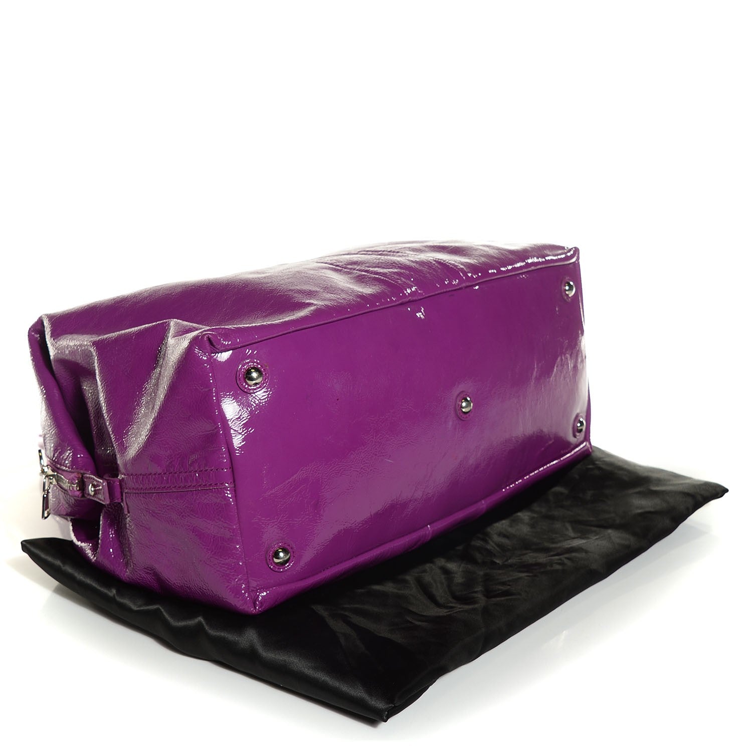 Saint Laurent Textured Patent Medium Easy Sac 4 of 8