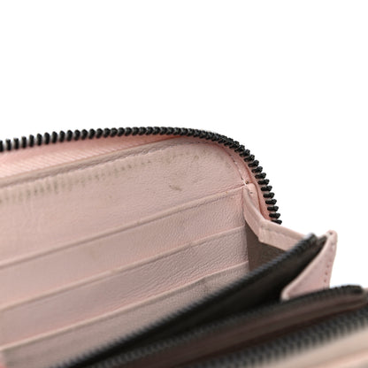 Bottega Veneta Nappa Intrecciato Zip Around Wallet Petal Pink 23 of 36