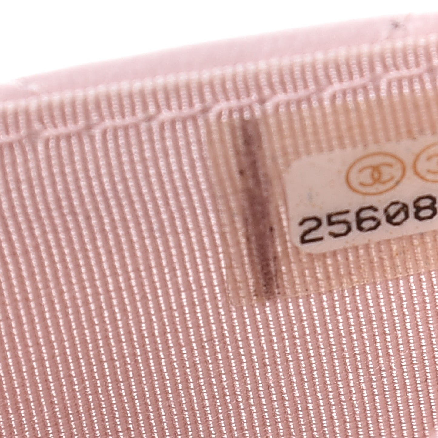 Lambskin Quilted Card Holder Light Pink