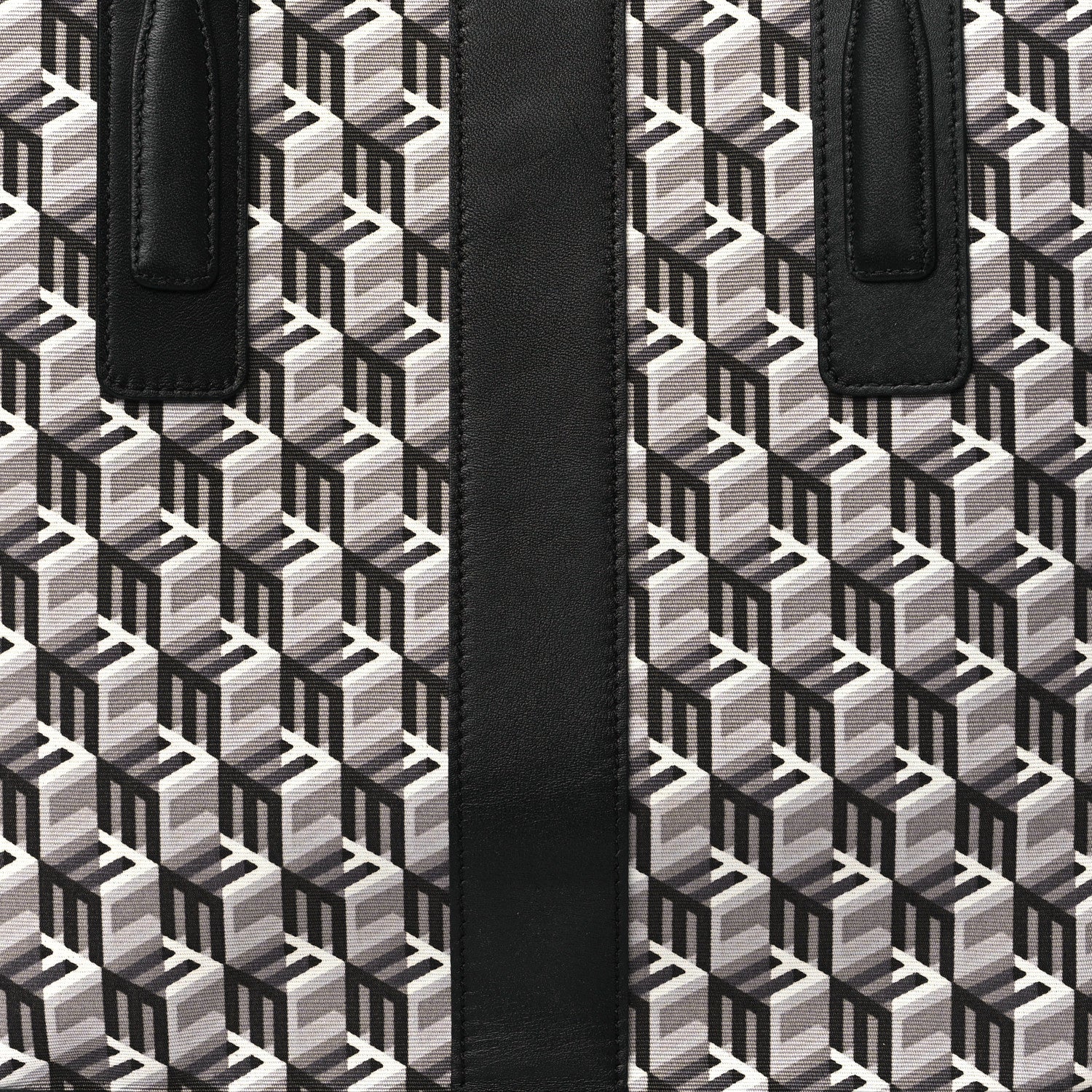 MCM Visetos Small Liz Reversible Shopper Tote Black 10 of 14