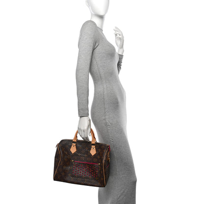 Louis Vuitton Monogram Perforated Speedy 30 Fuchsia 2 of 13