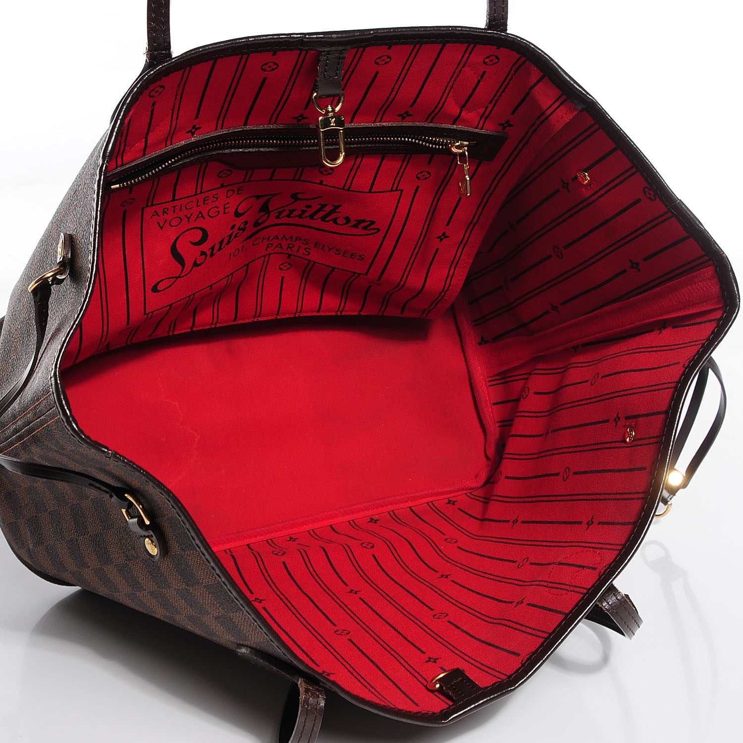 Louis Vuitton Damier Ebene Neverfull MM 5 of 7
