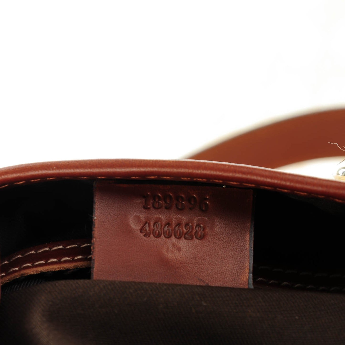 GG Supreme Monogram Medium Joy Vertical Tote Brown