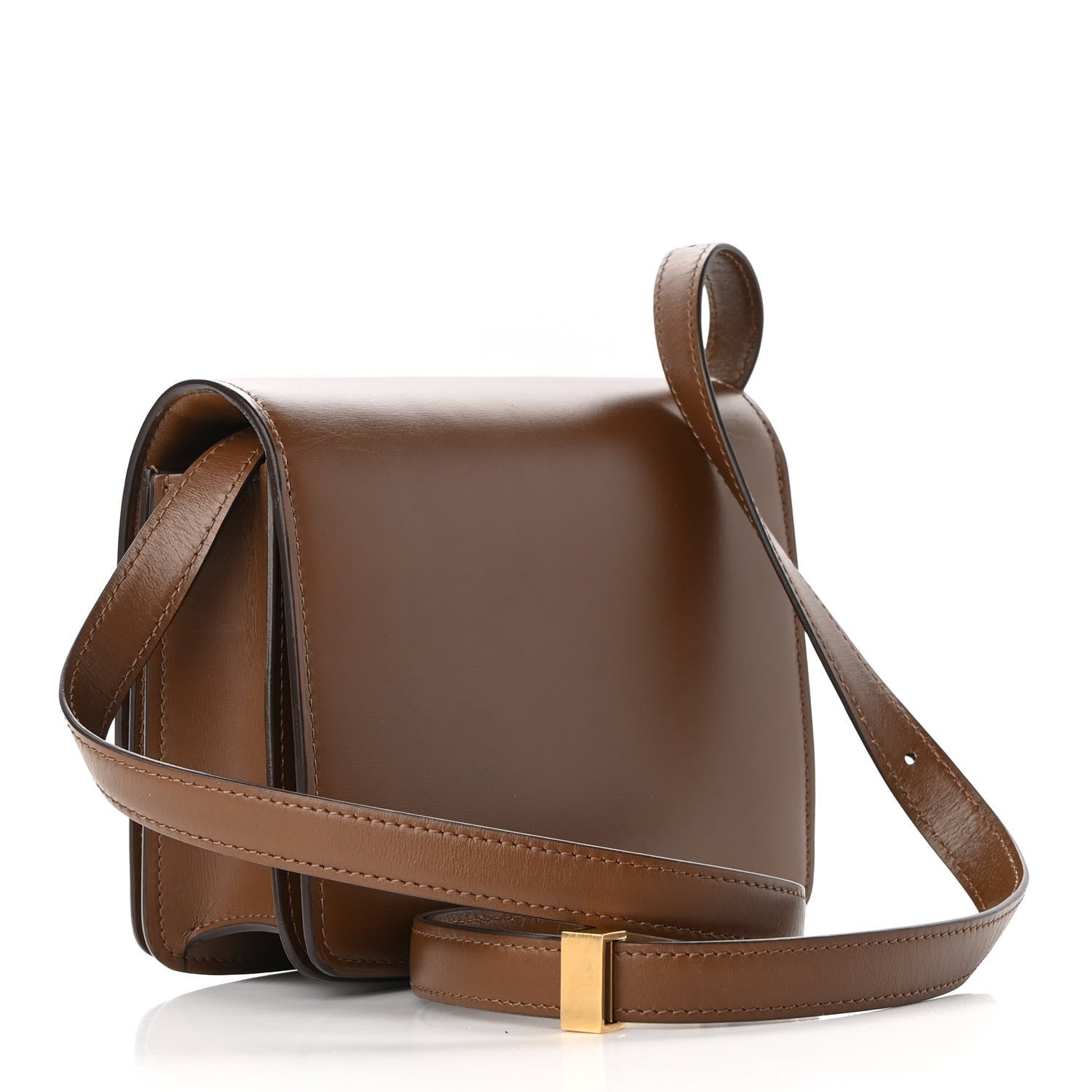 Celine Box Calfskin Small Classic Box Flap Bag Camel 3 of 10