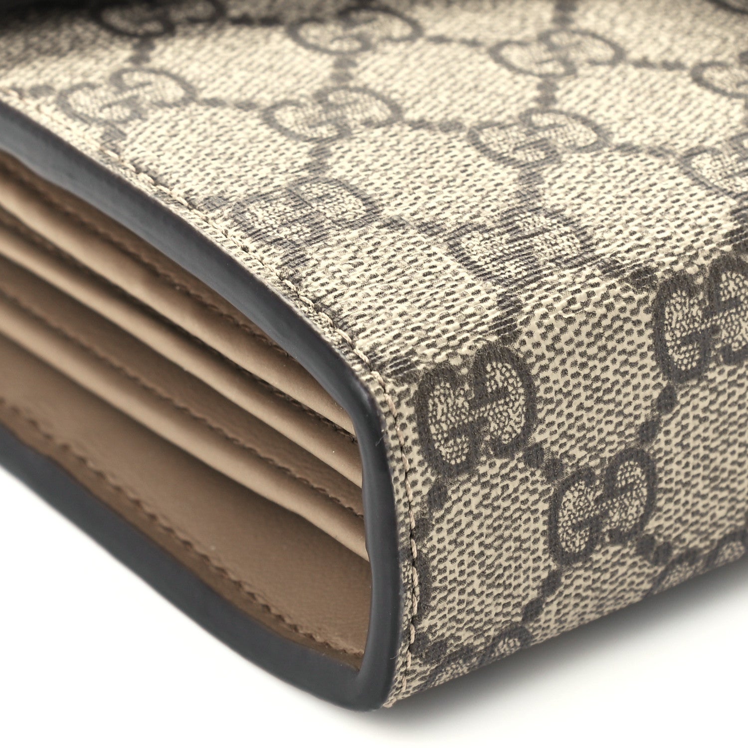 Gucci GG Supreme Monogram Mini Dionysus Chain Wallet Beige Taupe 9 of 11