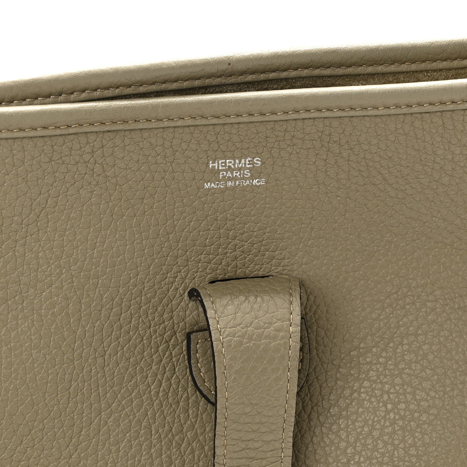 Hermes Taurillon Clemence Evelyne III GM Sauge 5 of 14