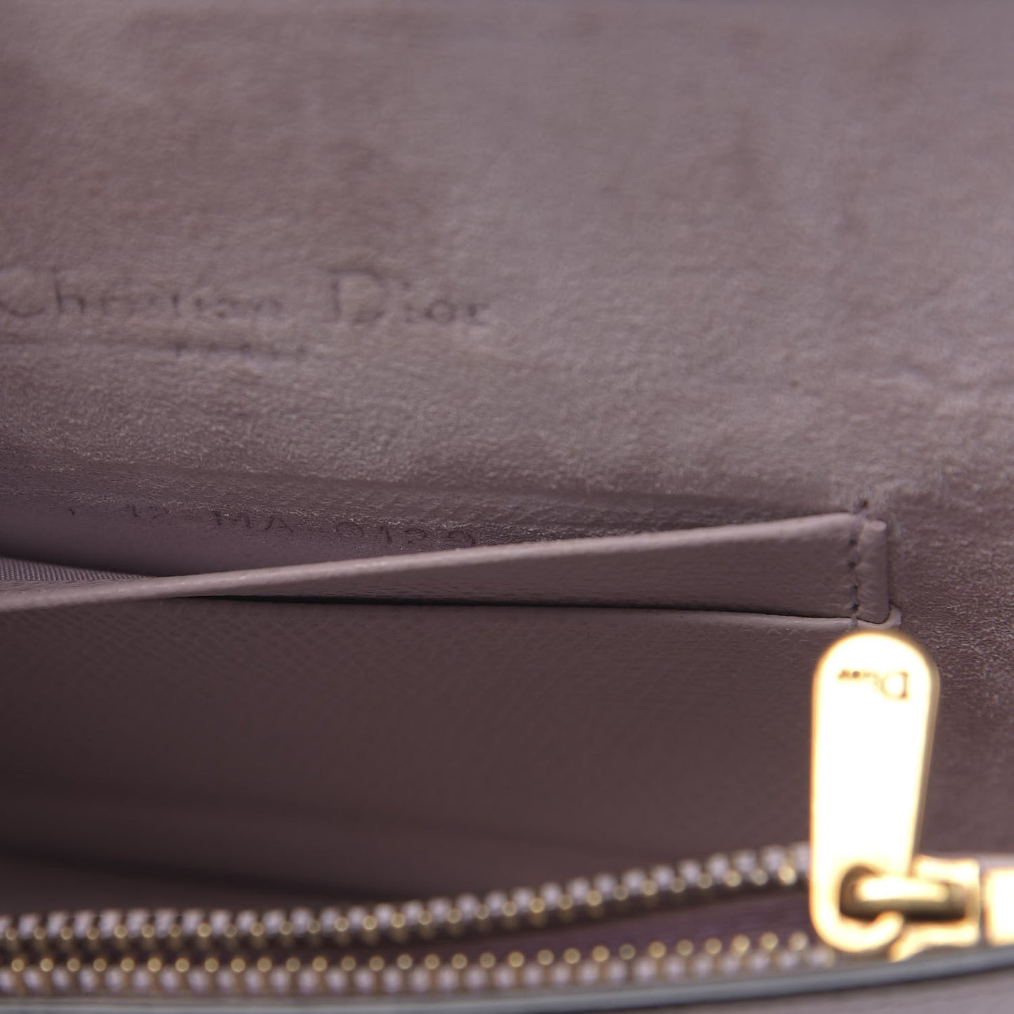 Grained Calfskin Saddle Belt Bag Light Purple