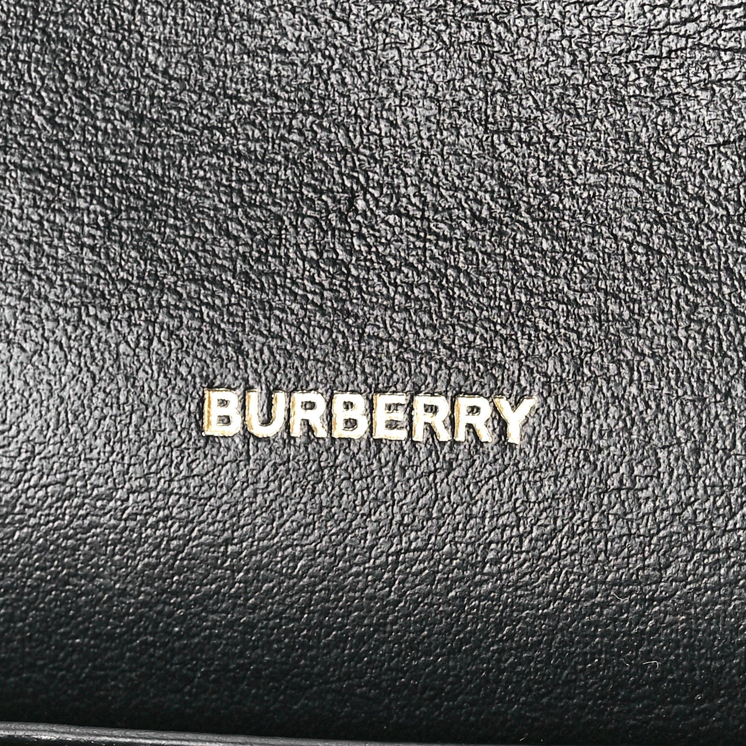 Burberry Grainy Calfskin Vintage Check Wallet With Detachable Strap Black 6 of 10