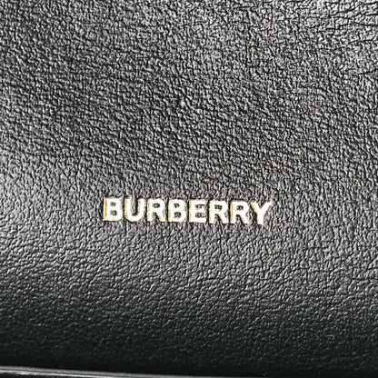 Burberry Grainy Calfskin Vintage Check Wallet With Detachable Strap Black 6 of 10