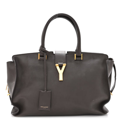 Saint Laurent Sheepskin Medium Cabas ChYc Grey 1 of 12