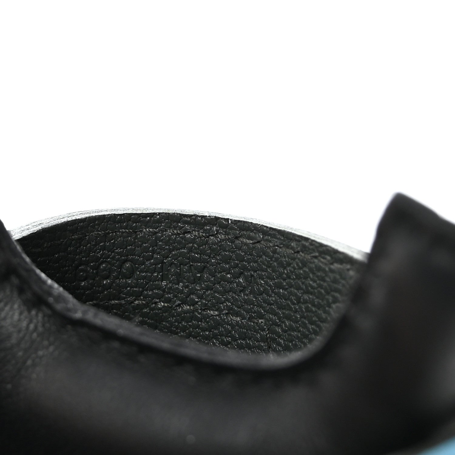 Hermes Milo Lambskin Grigri Rodeo Robeo 24 Bag Charm PM Black Vert Mangrove Celeste 4 of 5