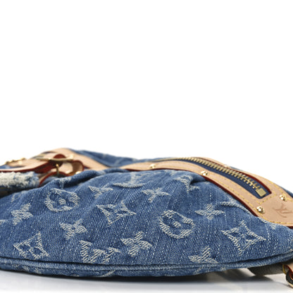 Louis Vuitton Monogram Denim High Rise Bumbag Blue 8 of 9