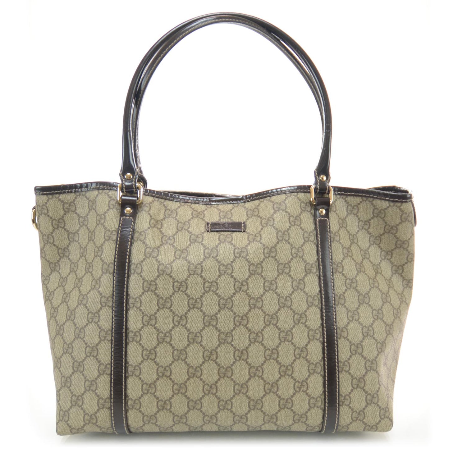 GG Plus Monogram Medium Joy Tote Brown