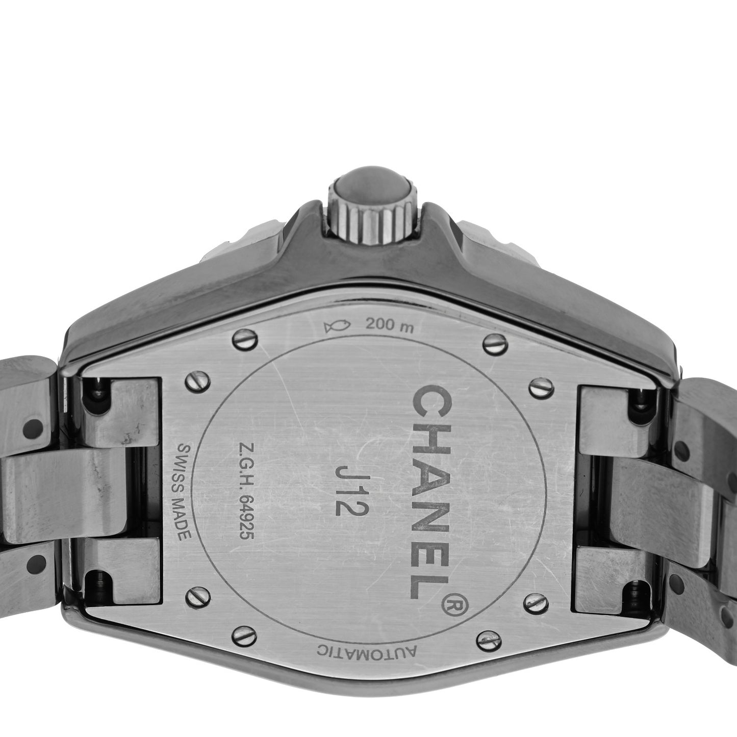 Titanium Ceramic Diamond 38mm J12 Automatic Watch
