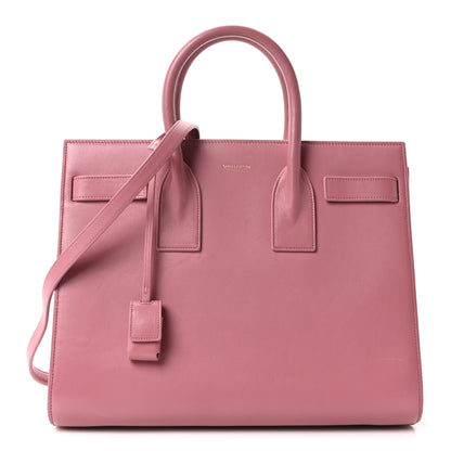 Saint Laurent Calfskin Small Sac De Jour Dark Rose 1 of 10