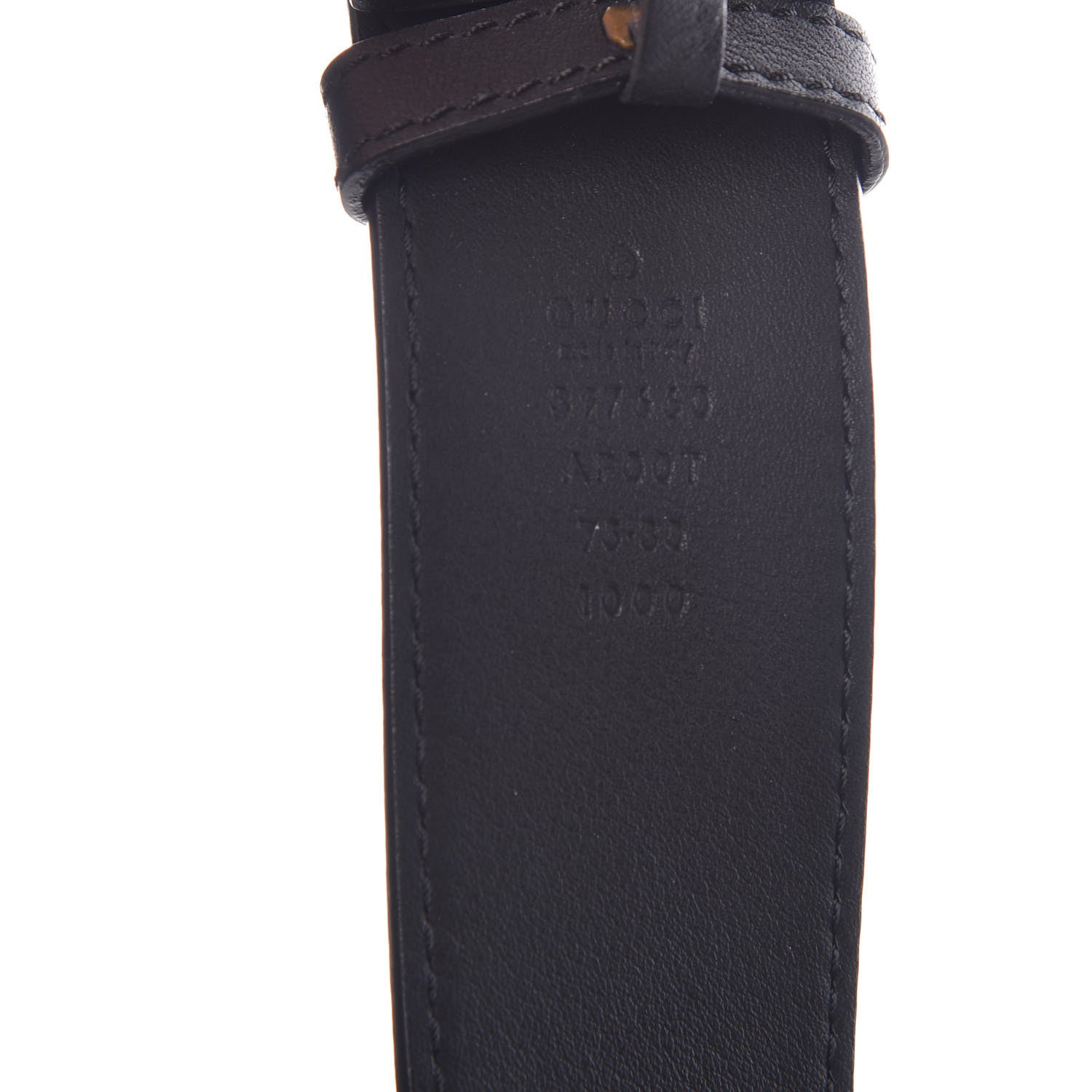 Gucci Moon Calfskin Double G 40mm Belt 75 30 Black 4 of 7