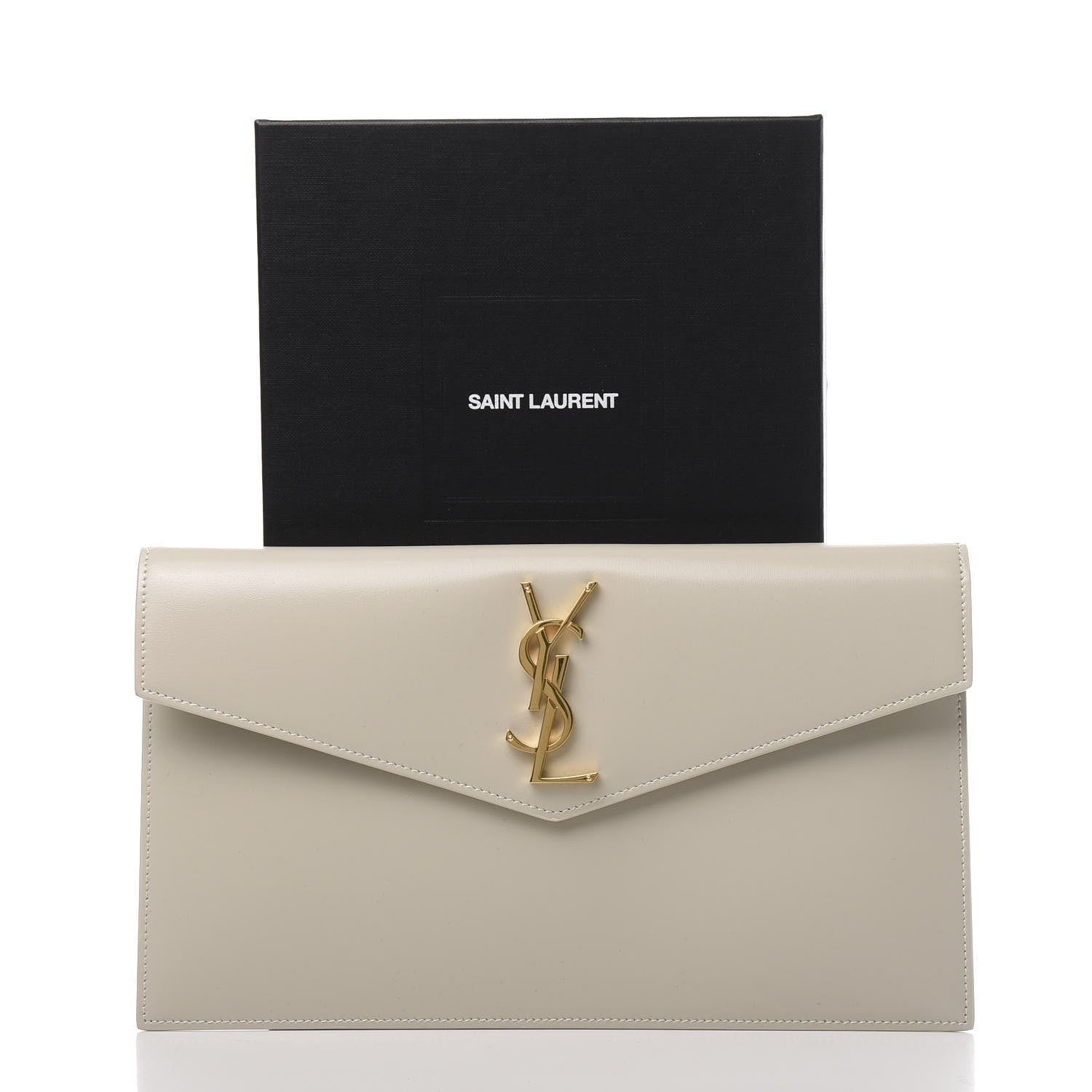 Saint Laurent Grain De Poudre Uptown Pouch Crema Soft 10 of 10