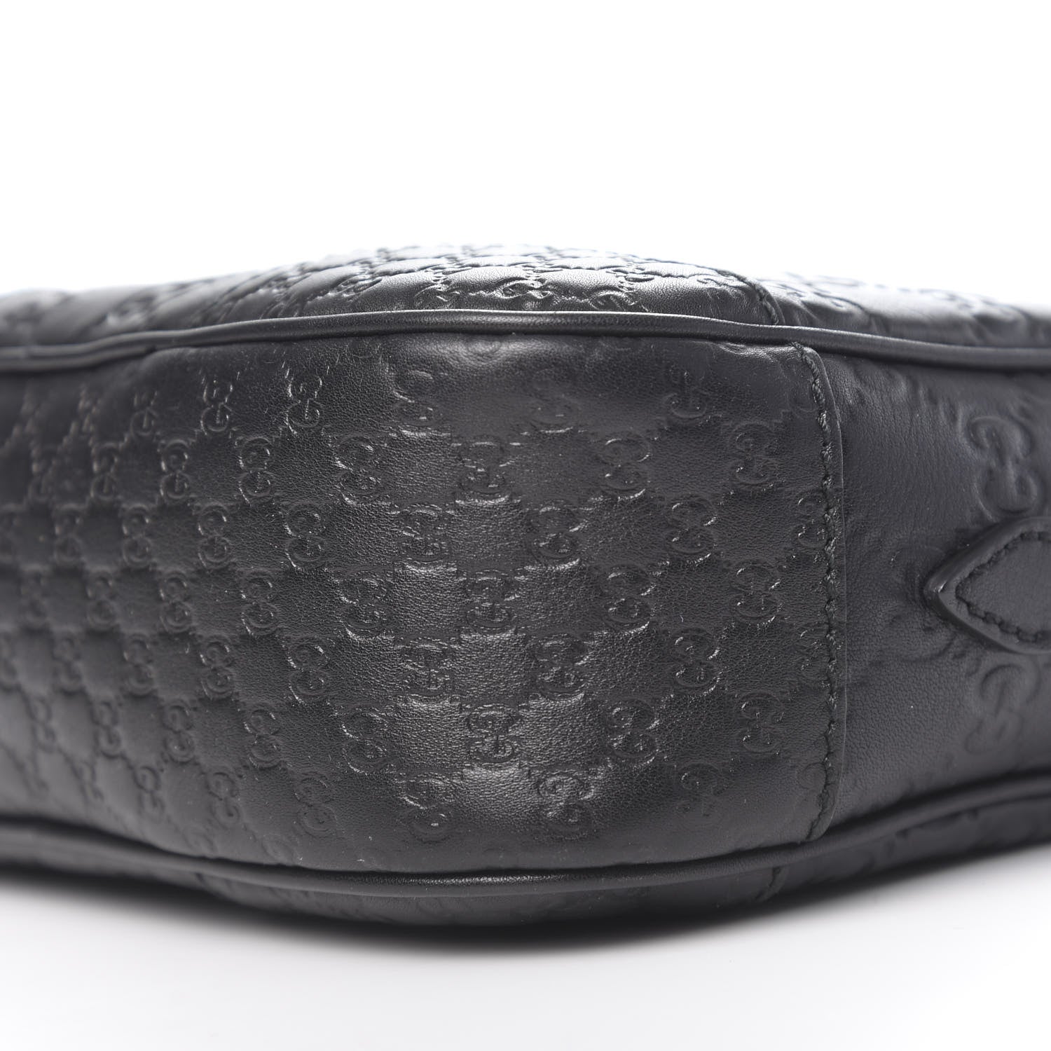 Gucci Guccissima Mini Bree Messenger Bag Black 9 of 10