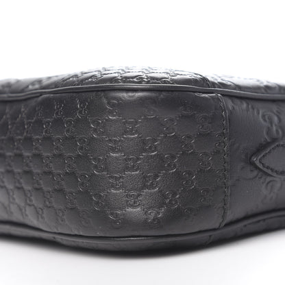 Gucci Guccissima Mini Bree Messenger Bag Black 9 of 10