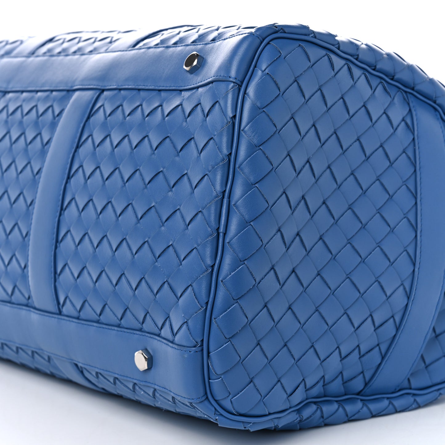 Nappa Intrecciato Medium Duffle Bag Admiral