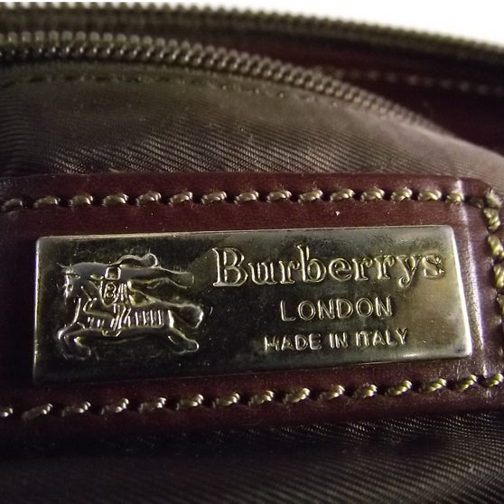 Burberry BURBERRYS Vintage Haymarket Check Shoulder Bag Green 7 of 8