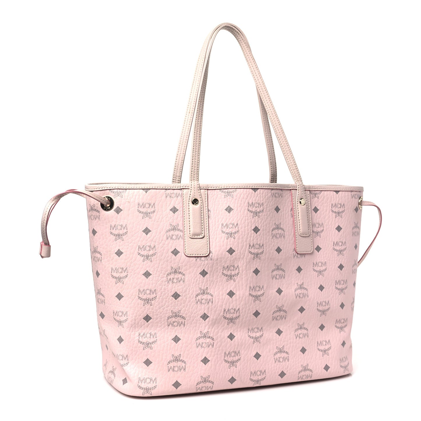 Visetos Medium Liz Reversible Shopper Tote Powder Pink