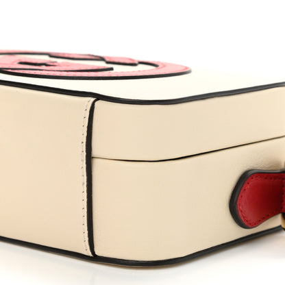 Gucci Vitello Eclipse Mini Interlocking G Shoulder Bag Mystic White Hibiscus Red 10 of 11