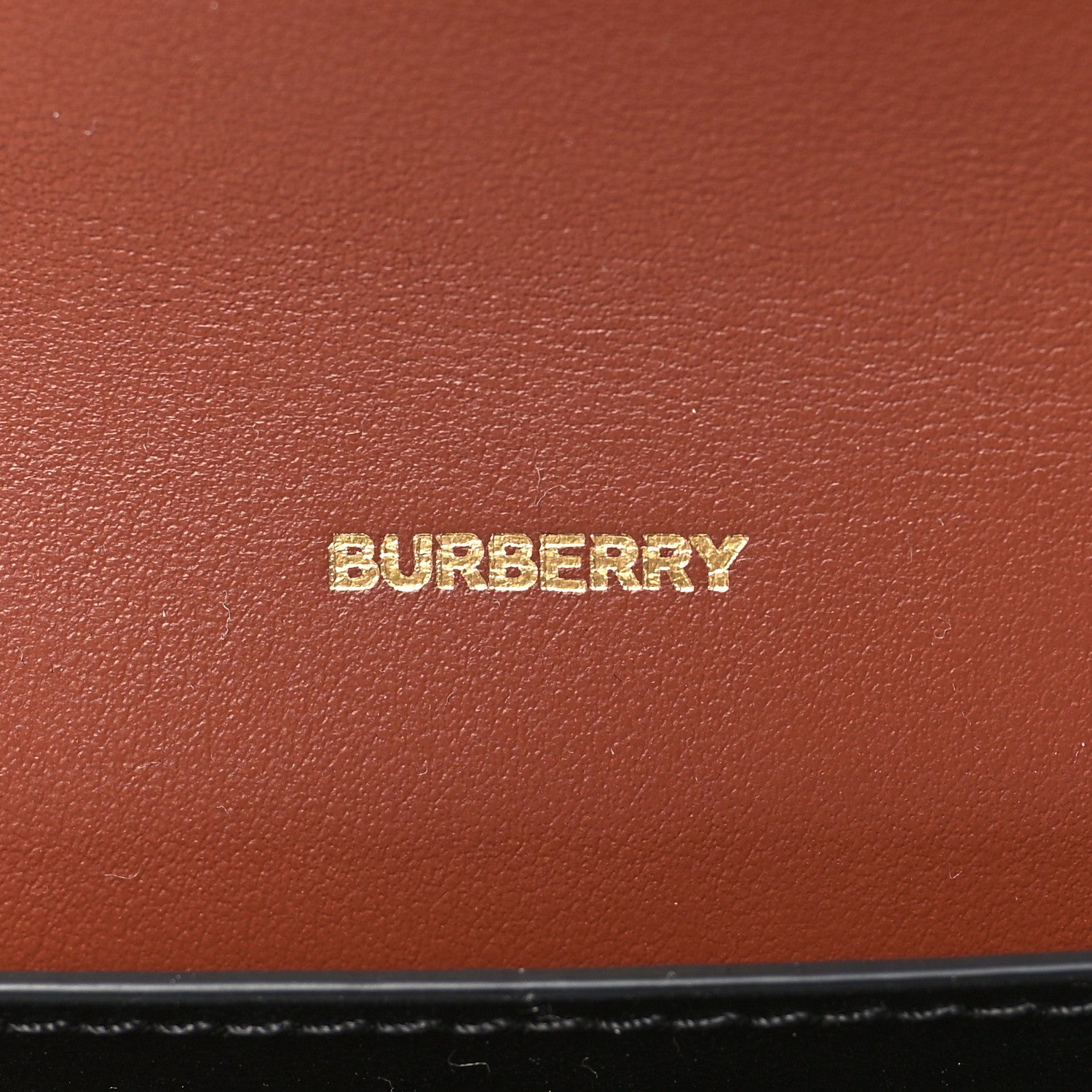 Burberry E-Canvas Monogram Stripe Hannah Wallet Bridle Brown 6 of 8