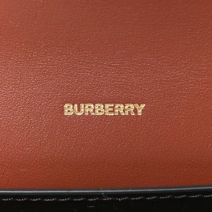 Burberry E-Canvas Monogram Stripe Hannah Wallet Bridle Brown 6 of 8