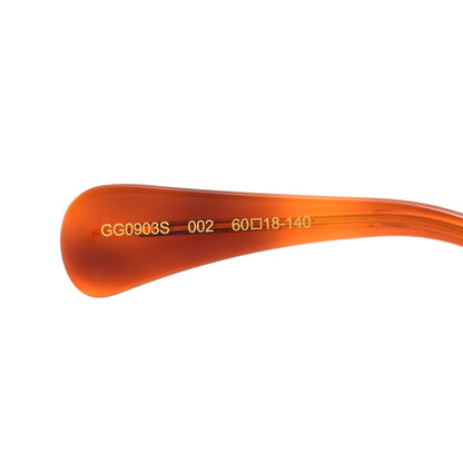 Gucci Metal Oversized Sunglasses GG0903S Pink Gold Brown 6 of 8