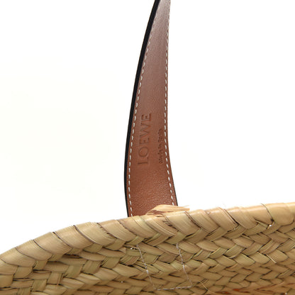 Loewe Raffia Basket Tote Bag Natural Tan Orange 6 of 10