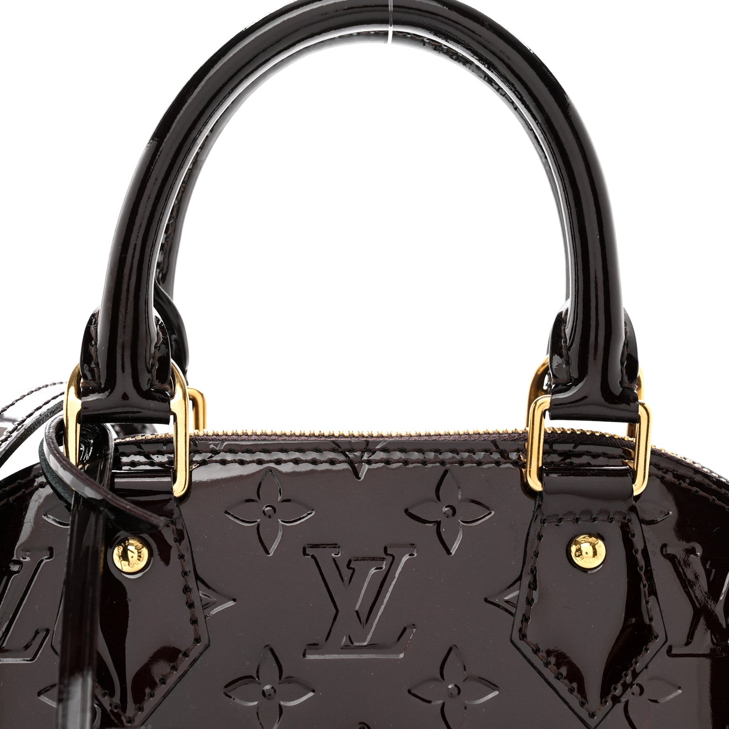 Louis Vuitton Vernis Alma BB Amarante 7 of 9