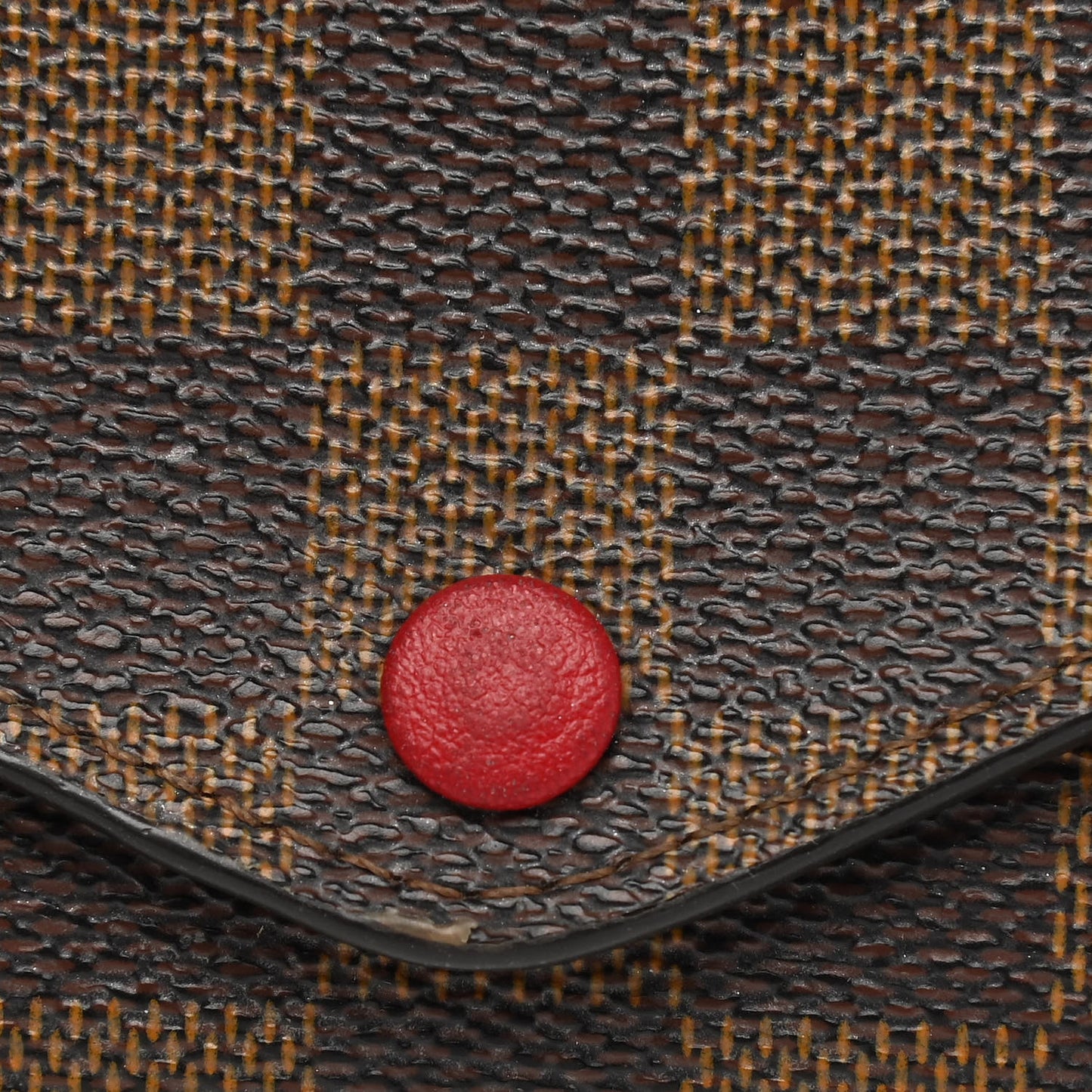 Damier Ebene Josephine Wallet Red