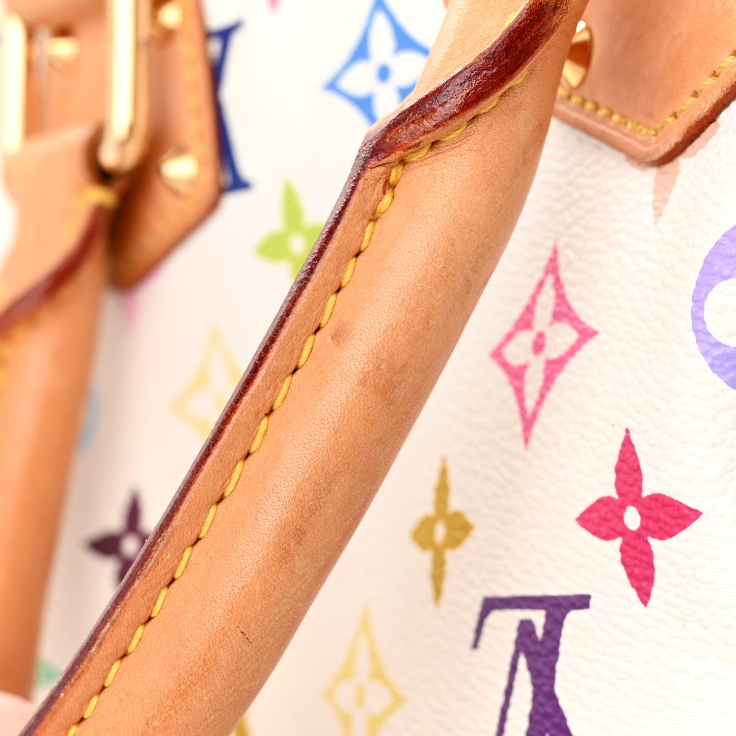 Monogram Multicolor Speedy 30 White