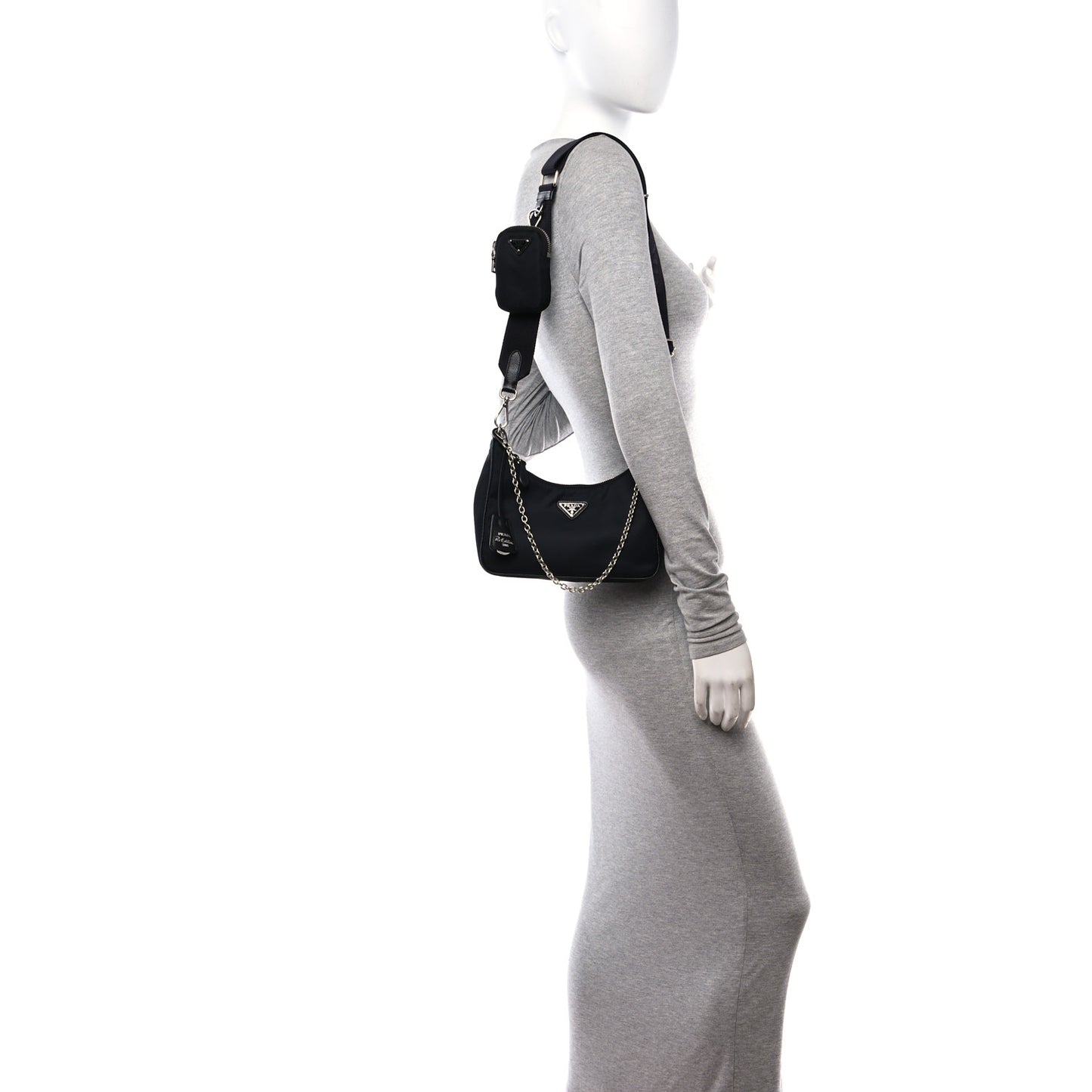 Nylon Re-Edition 2005 Shoulder Bag Black