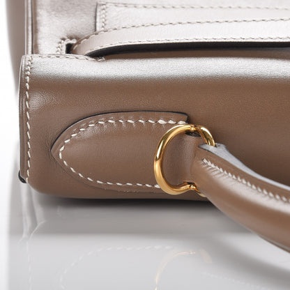 Hermes Tadelakt Kelly Retourne 28 Etoupe 30 of 36