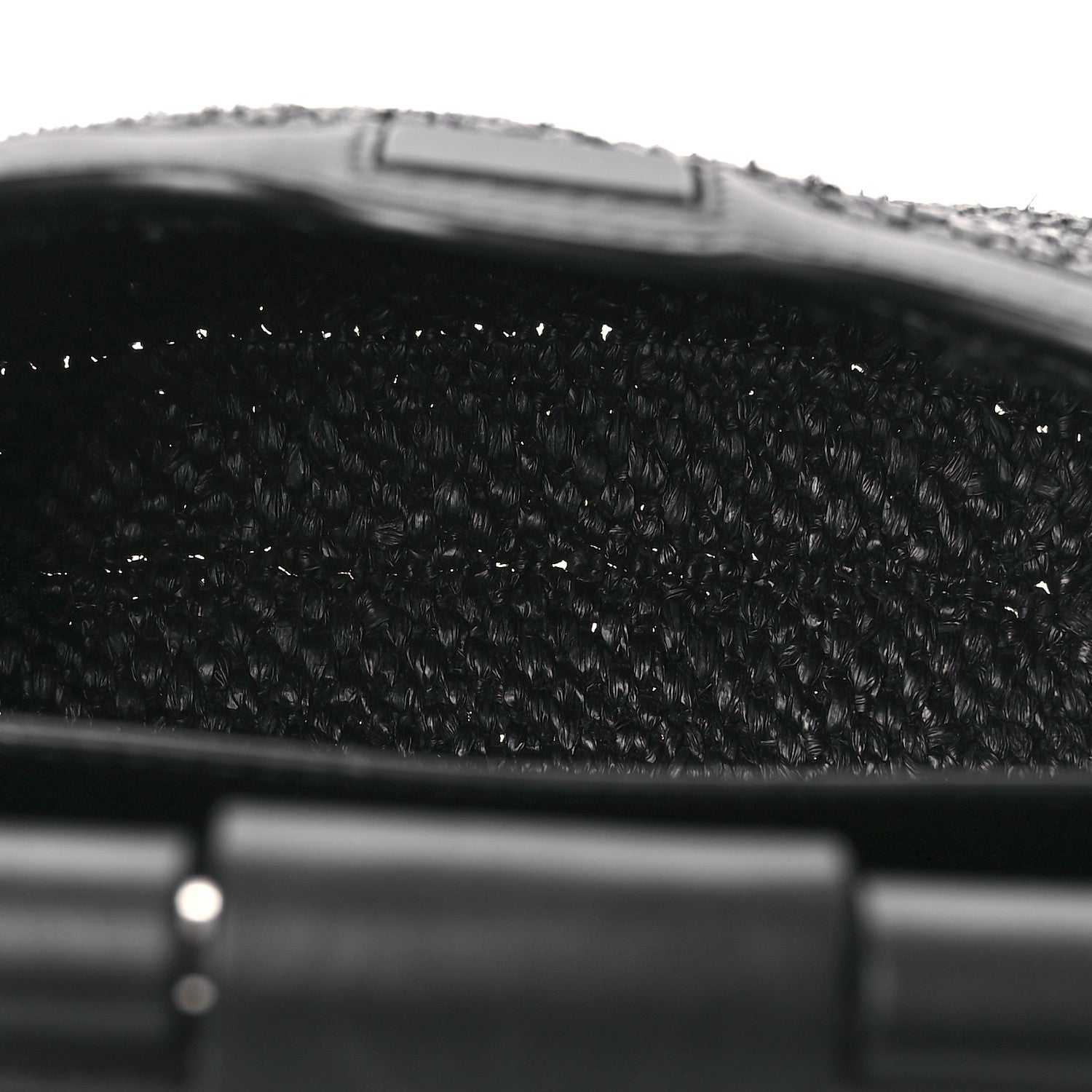 Loewe Raffia Calfskin Medium Pescador Bag Black 5 of 11