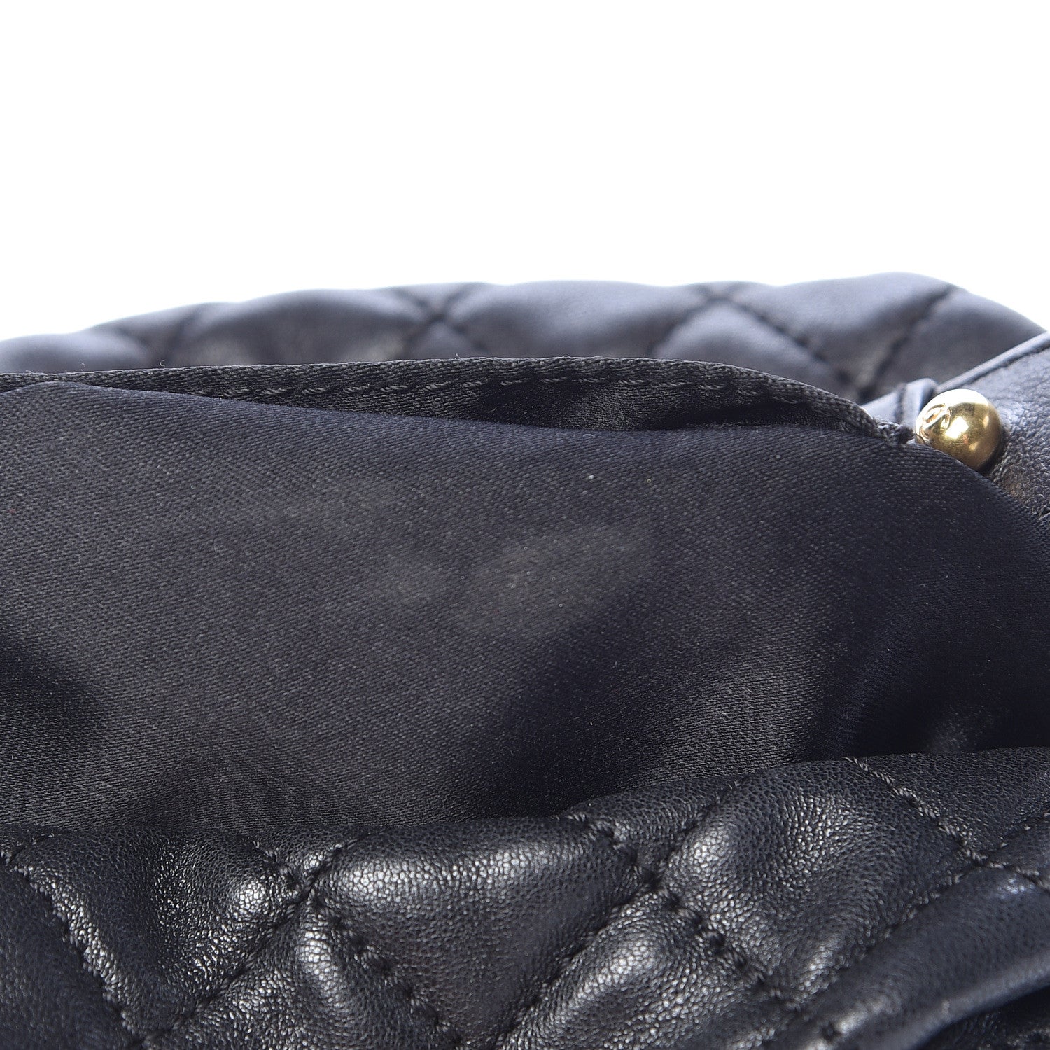 Chanel Lambskin Quilted Small Hobo Black 8 of 20