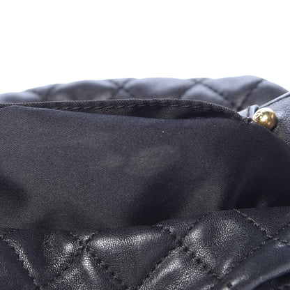 Chanel Lambskin Quilted Small Hobo Black 8 of 20