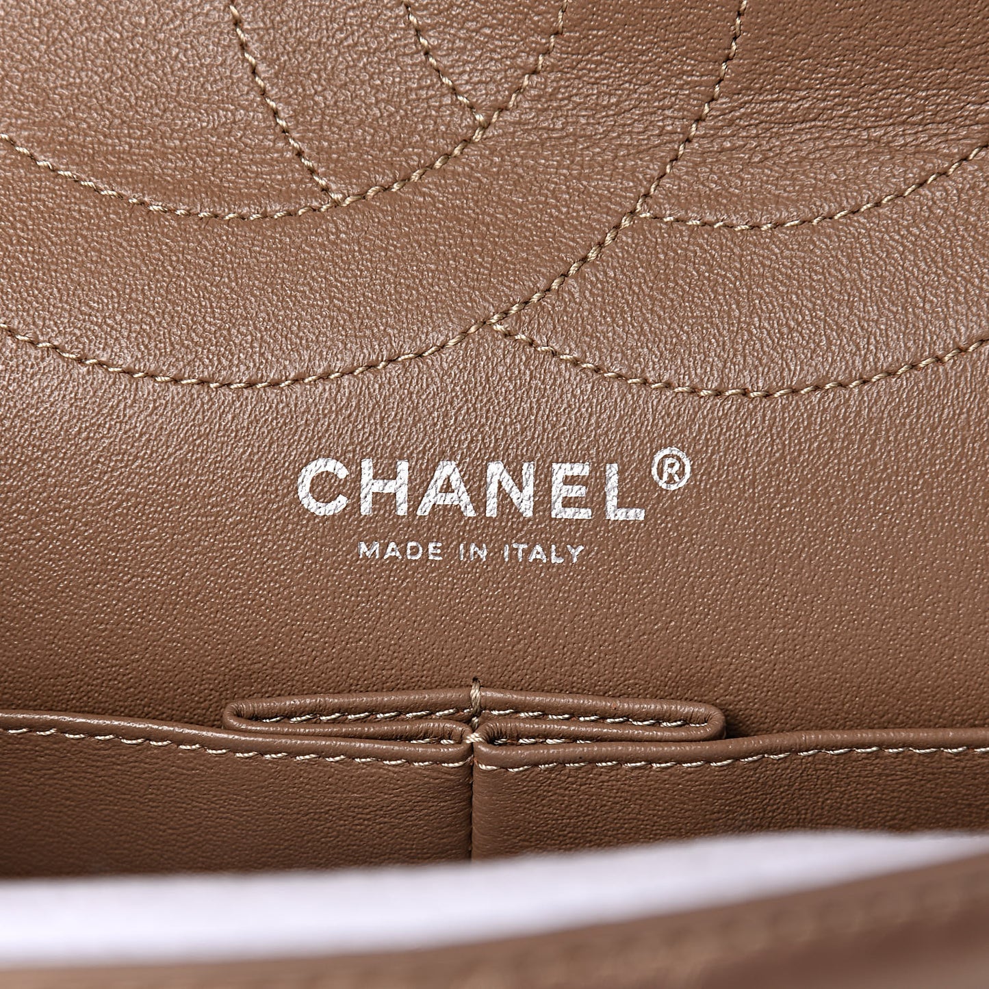 Metallic Aged Calfskin Quilted 2.55 Reissue 227 Flap Dark Gold