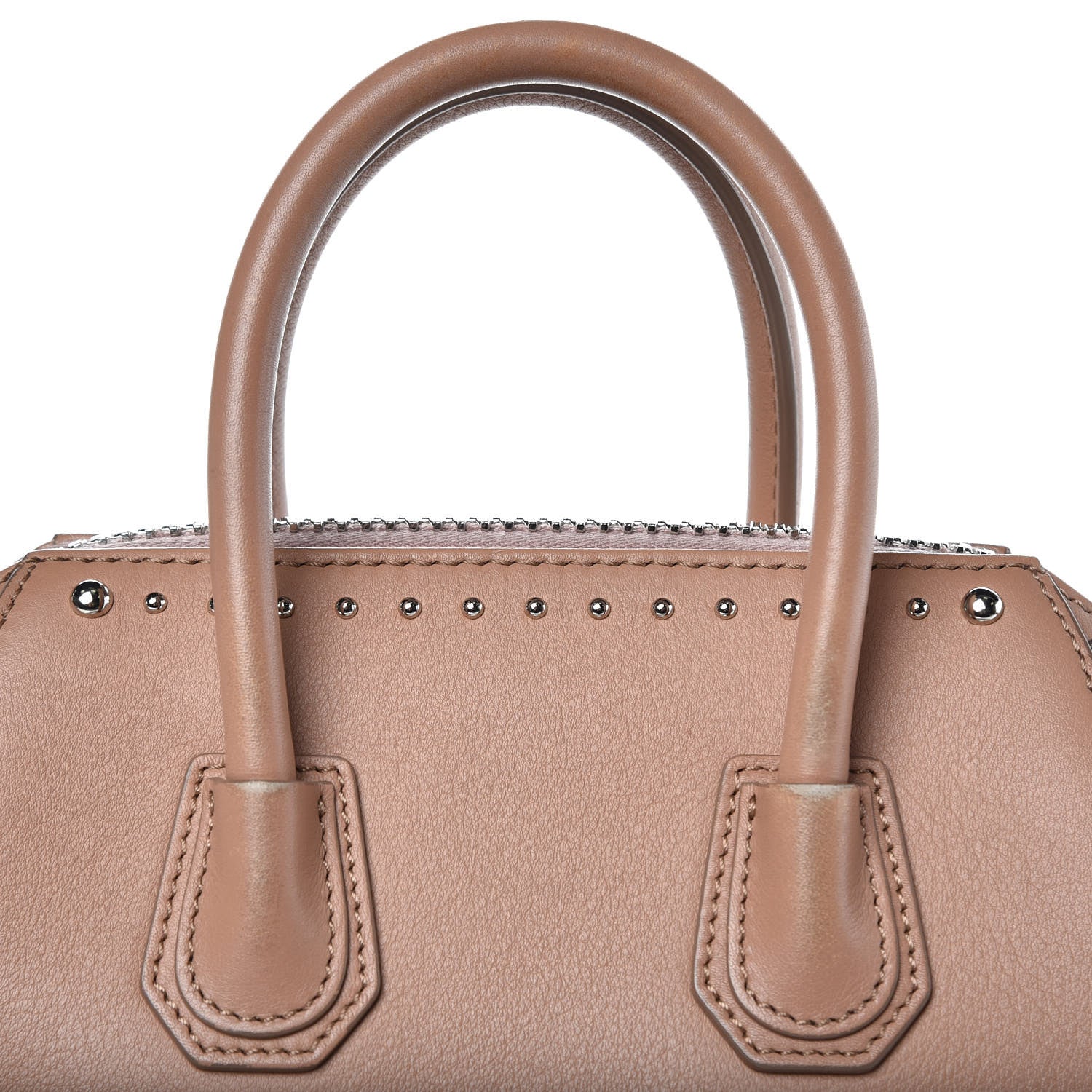 Givenchy Smooth Calfskin Mini Studded Antigona Old Pink 11 of 14