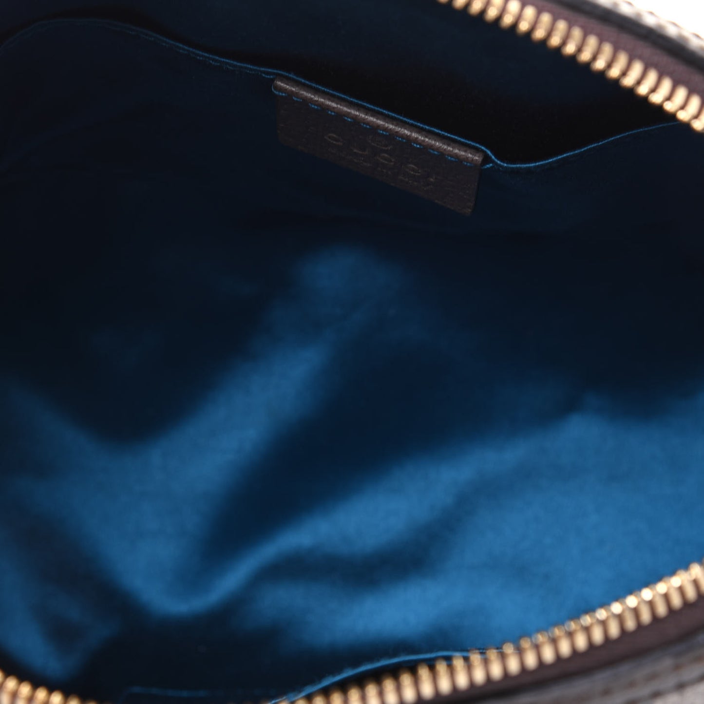 GG Supreme Monogram Textured Dollar Calfskin Web Small Ophidia Dome Shoulder Bag Beige Ebony New Acero
