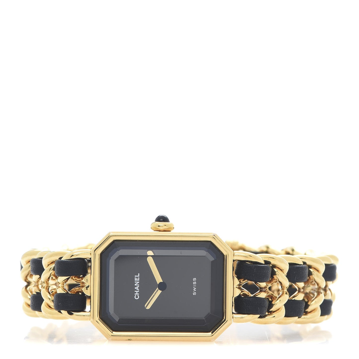 Stainless Steel Lambskin 20mm Chain Premiere Quartz Watch Gold M